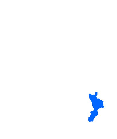 Mappa della Calabria