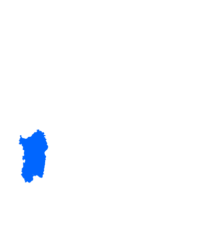 Mappa della Sardegna